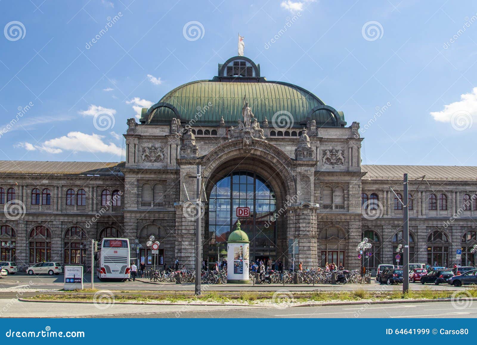 Central Railway Station of Nuremberg, Germany, 2015 Editorial Stock