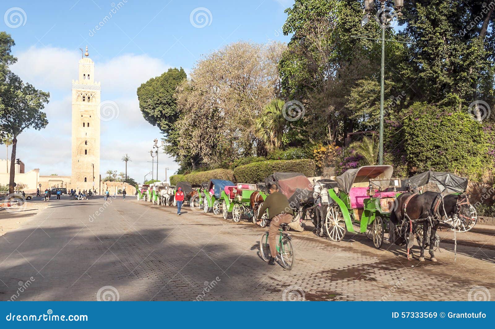 Central Square of Marrakech Editorial Stock Image - Image of morocco