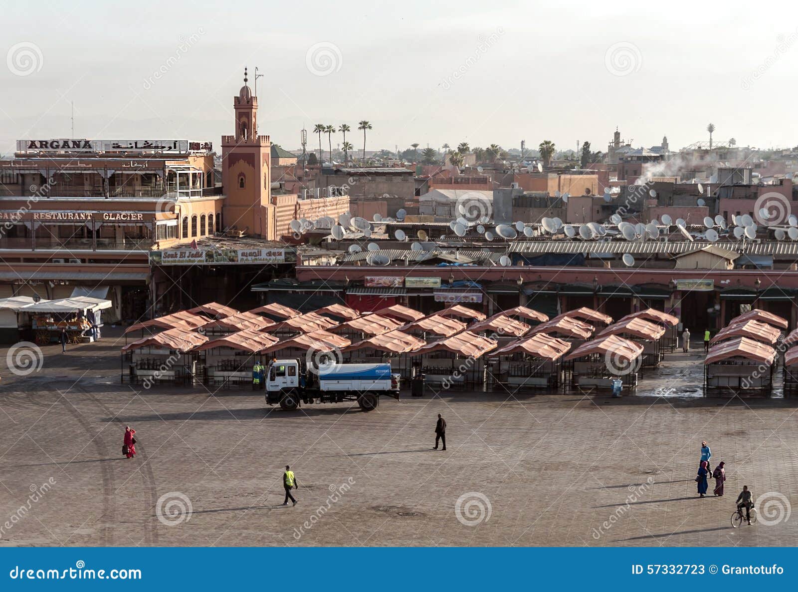 Central Square of Marrakech Editorial Stock Photo - Image of morocco