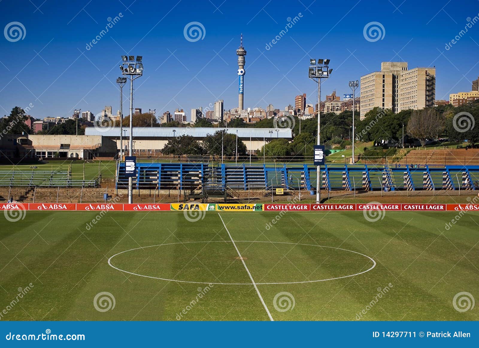Centre Circle of Soccer Pitch Wider Angle Editorial Photo Image of