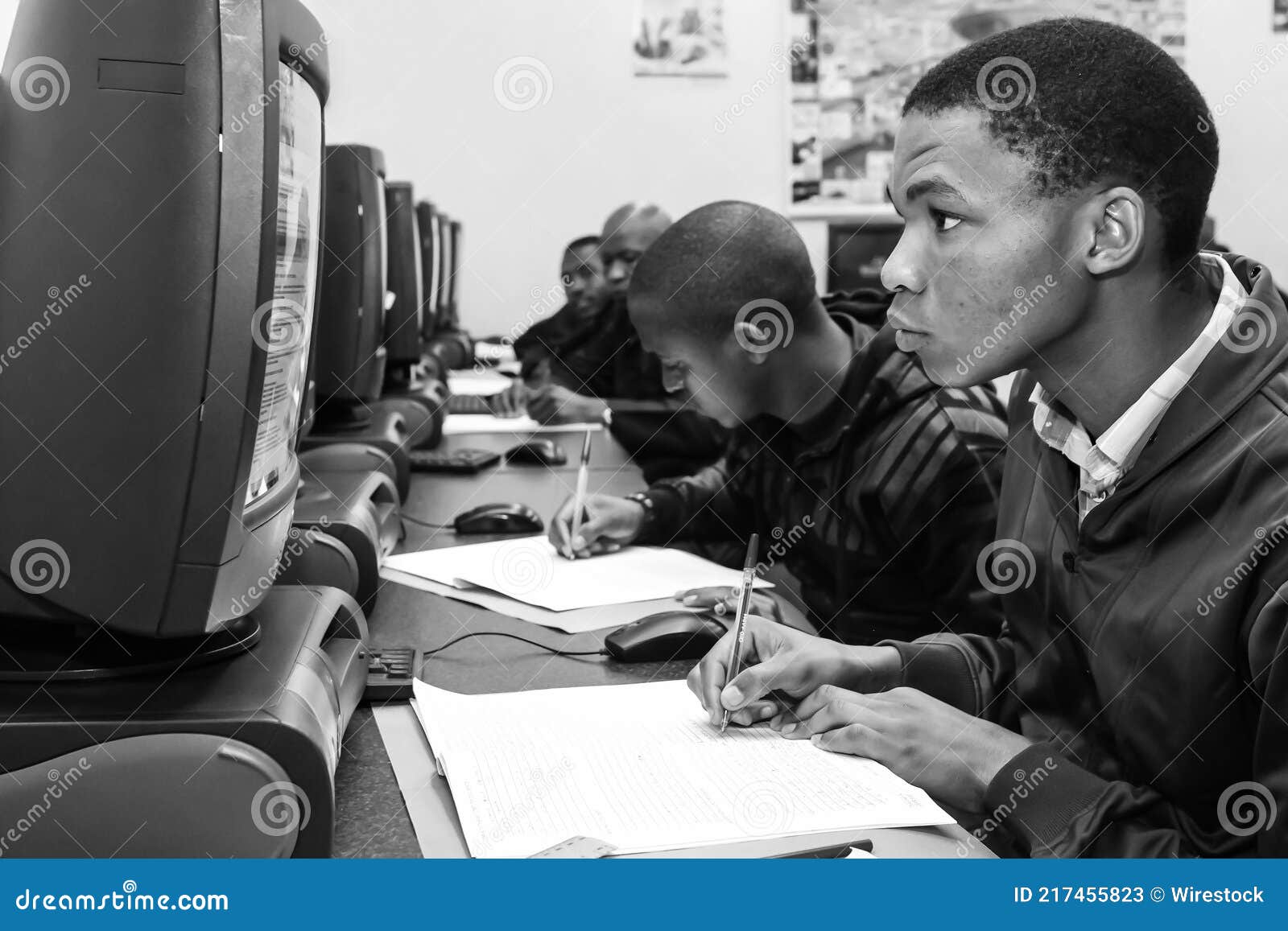 Centre De Formation Professionnelle En Afrique Photo stock éditorial
