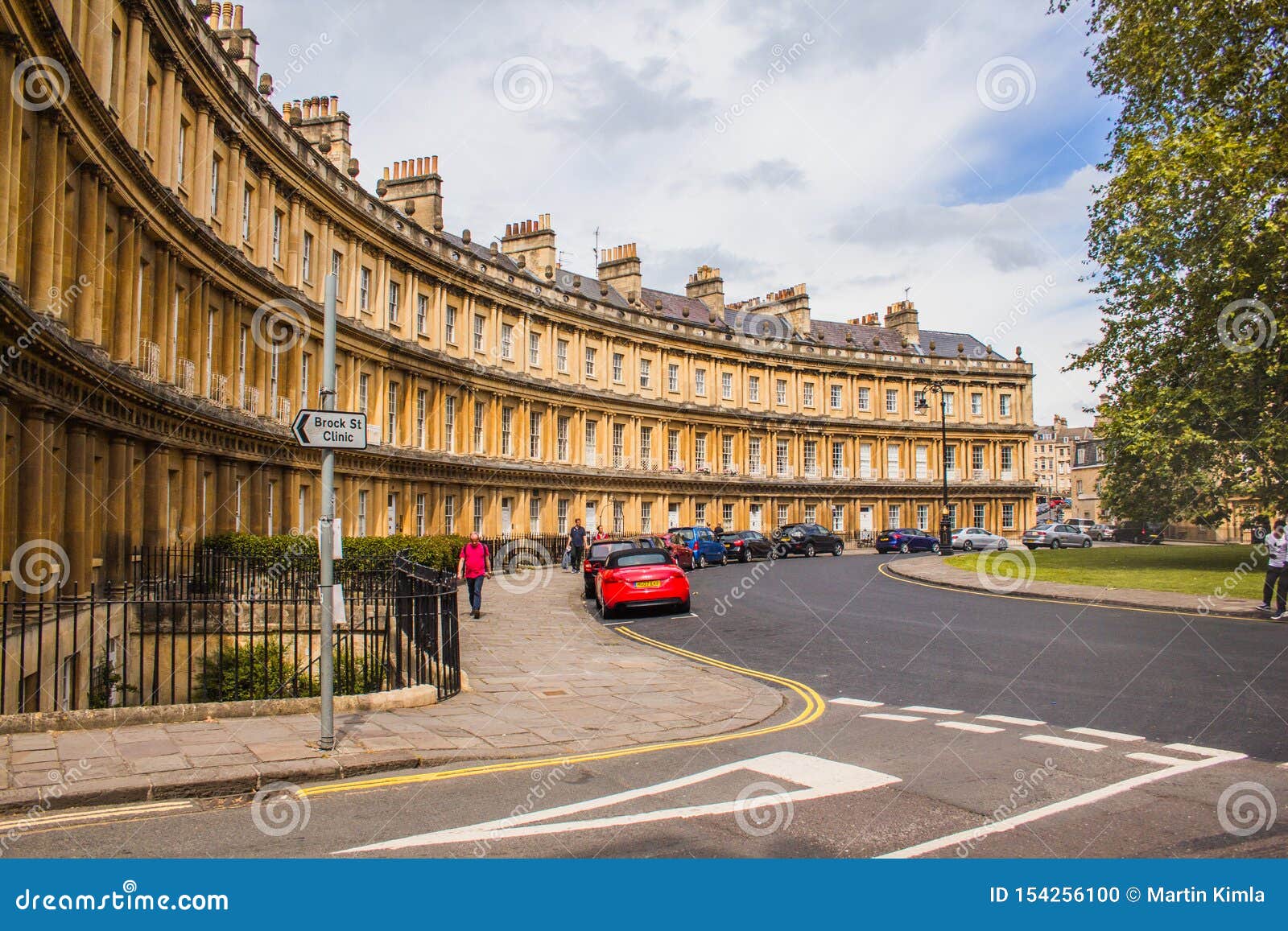 Centre de la ville de Bath image éditorial. Image du course 154256100