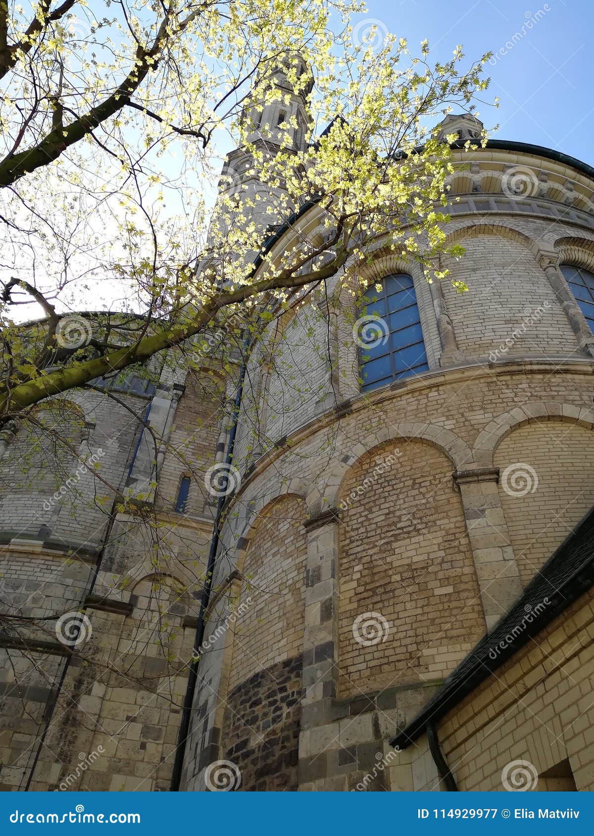 Catholic Church in Nuremberg, Germany. Stock Image - Image of germany