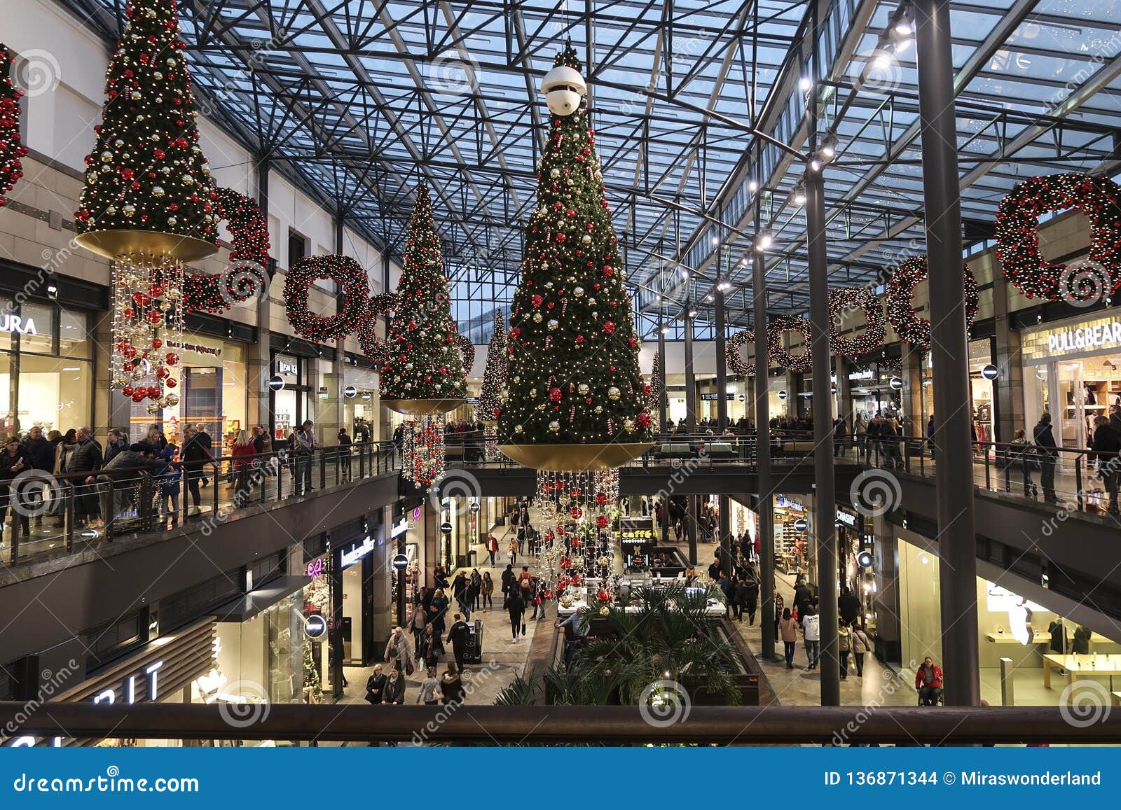December 8, 2017; Centre O a Shopping Mall in Oberhausen, Germany ...