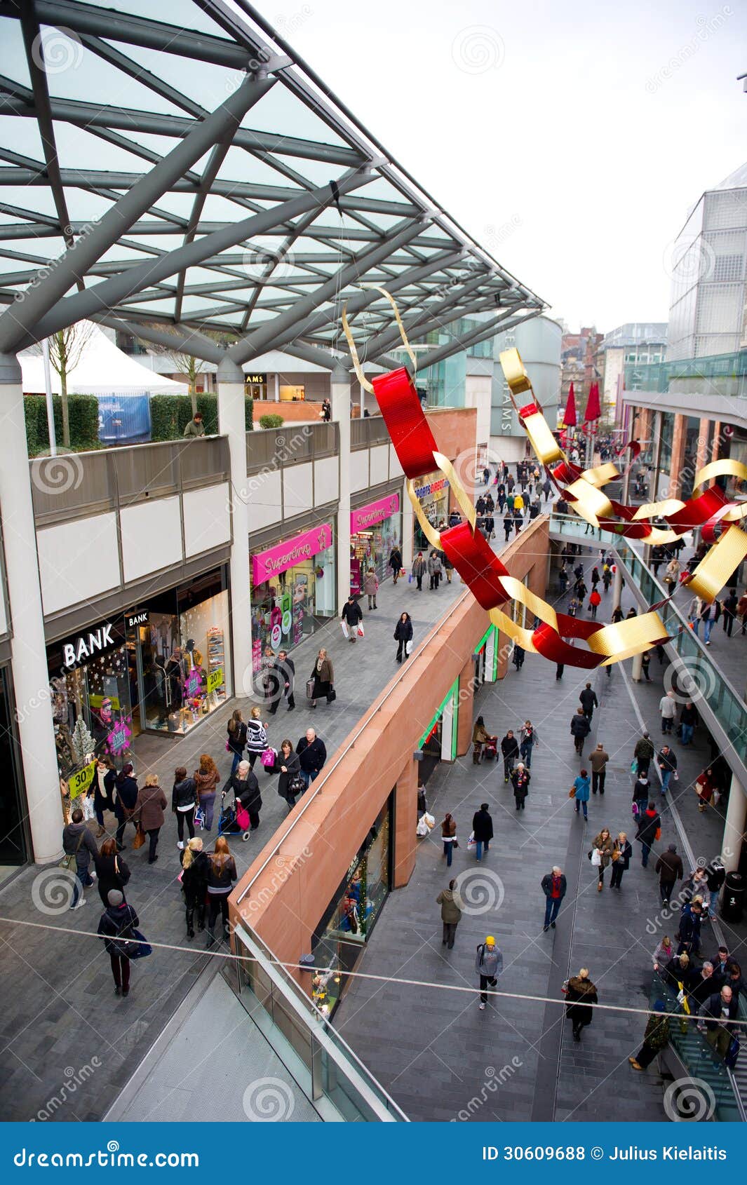 Centro Comercial De John Lewis En Liverpool Foto de archivo editorial