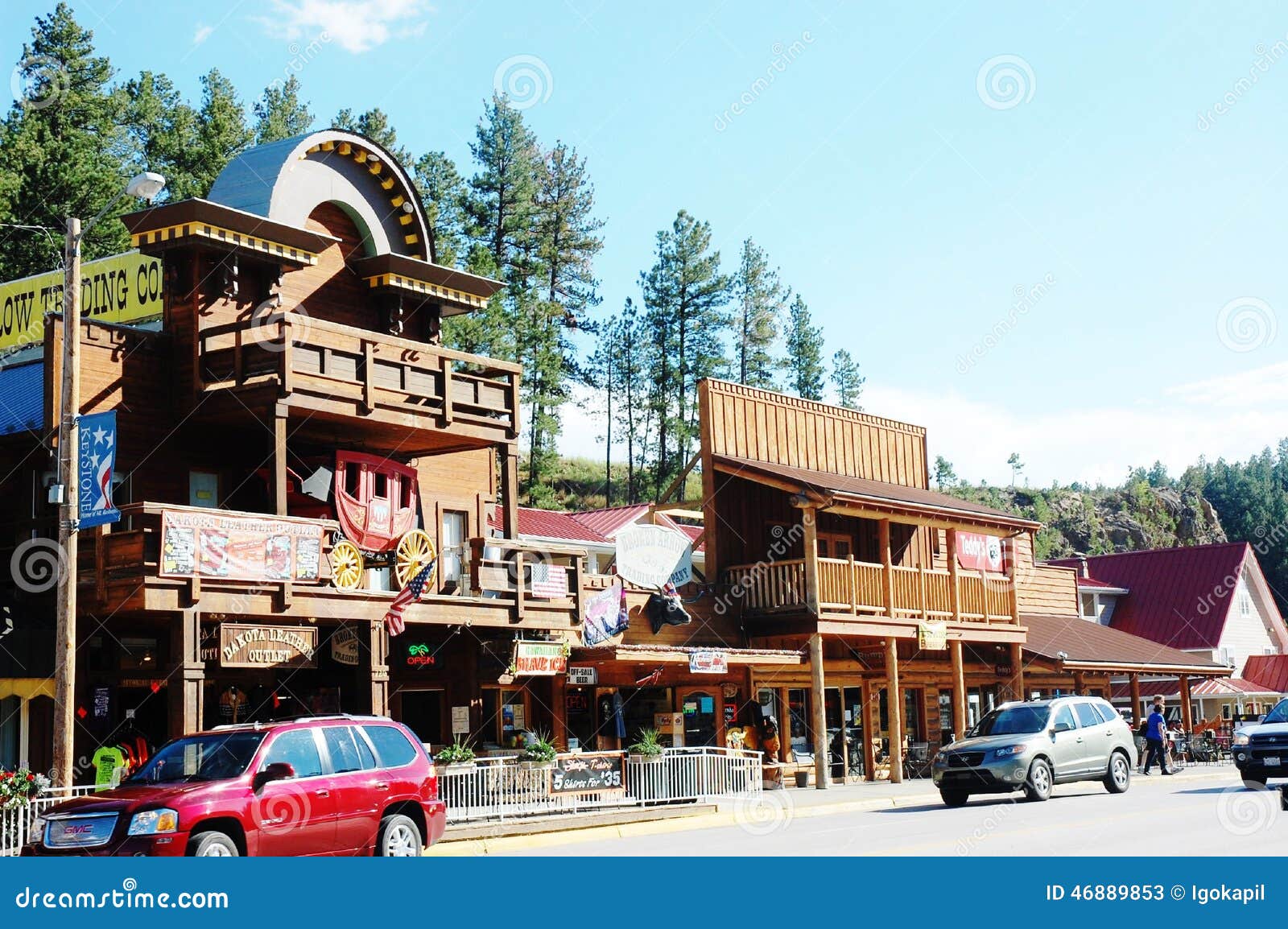 Centro Comercial Trapezoidal De Dakota Del Sur Foto de archivo