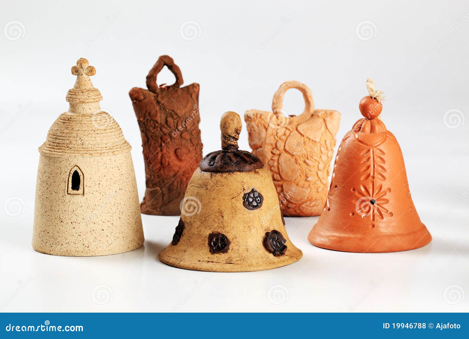 Ceramic bells stock photo. Image of earthenware, ceramics 19946788