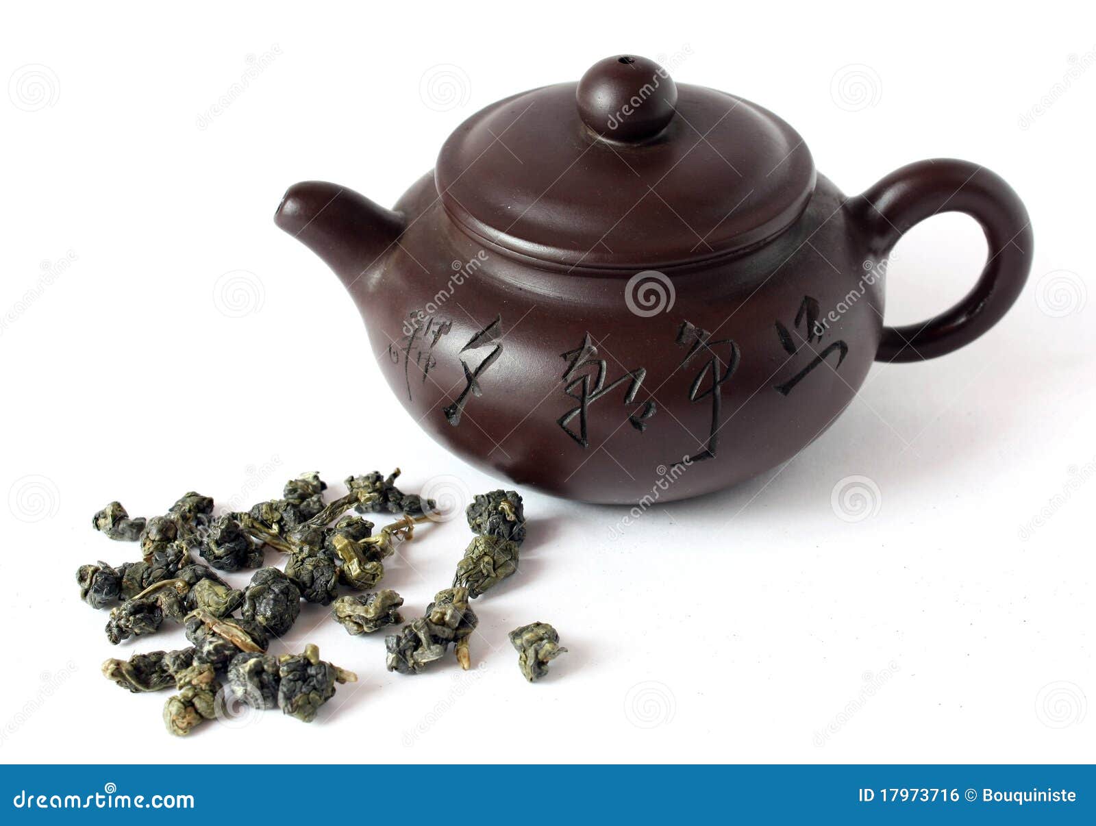 Ceramic China Teapot and Oolong Tea on White Stock Photo Image of cooking, chinese 17973716