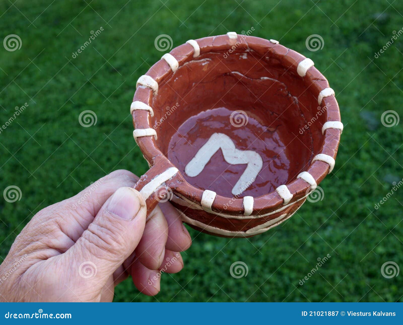 Ceramic cup stock image. Image of color, homemade, stein 21021887