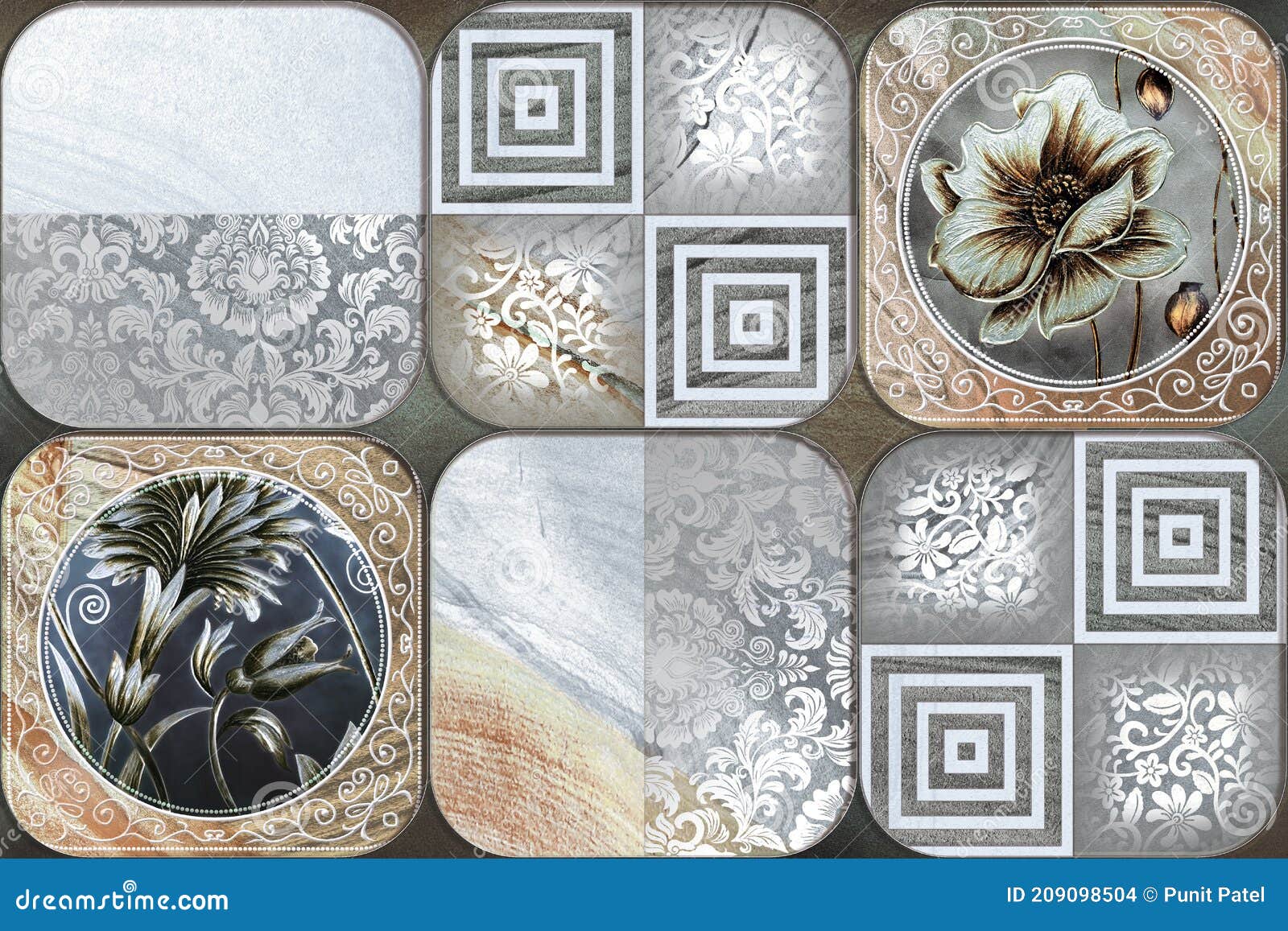 Ceramic Design and Digital Wall Tiles & Abstract Wallpapers Designs