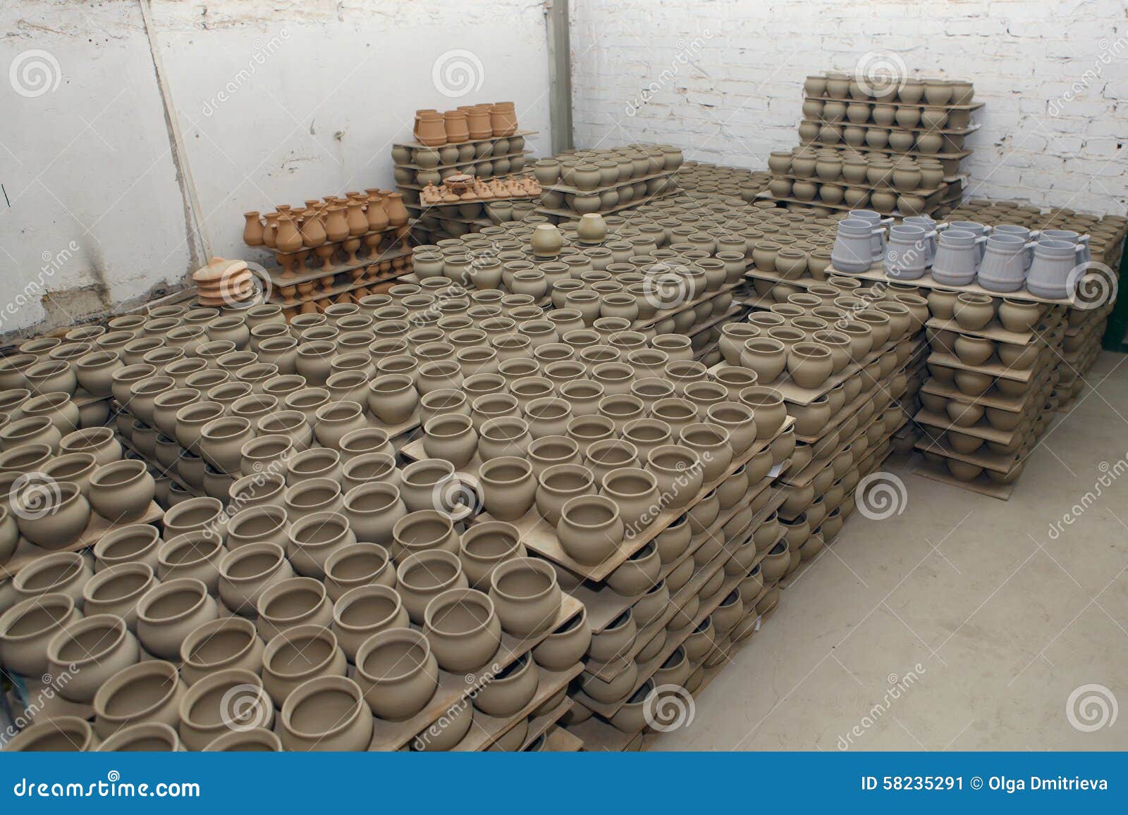 Ceramic factory stock image. Image of cooking, decoration 58235291