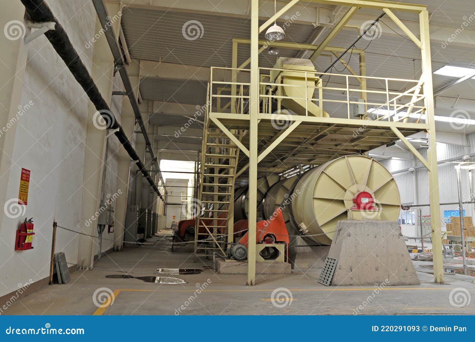 Ceramic factory equipment stock image. Image of high 220291093
