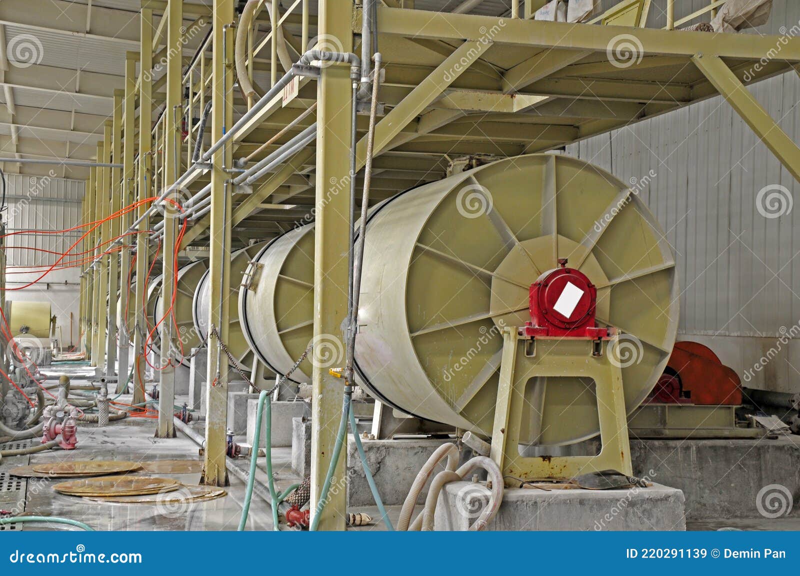 Ceramic factory equipment stock image. Image of manufacture 220291139
