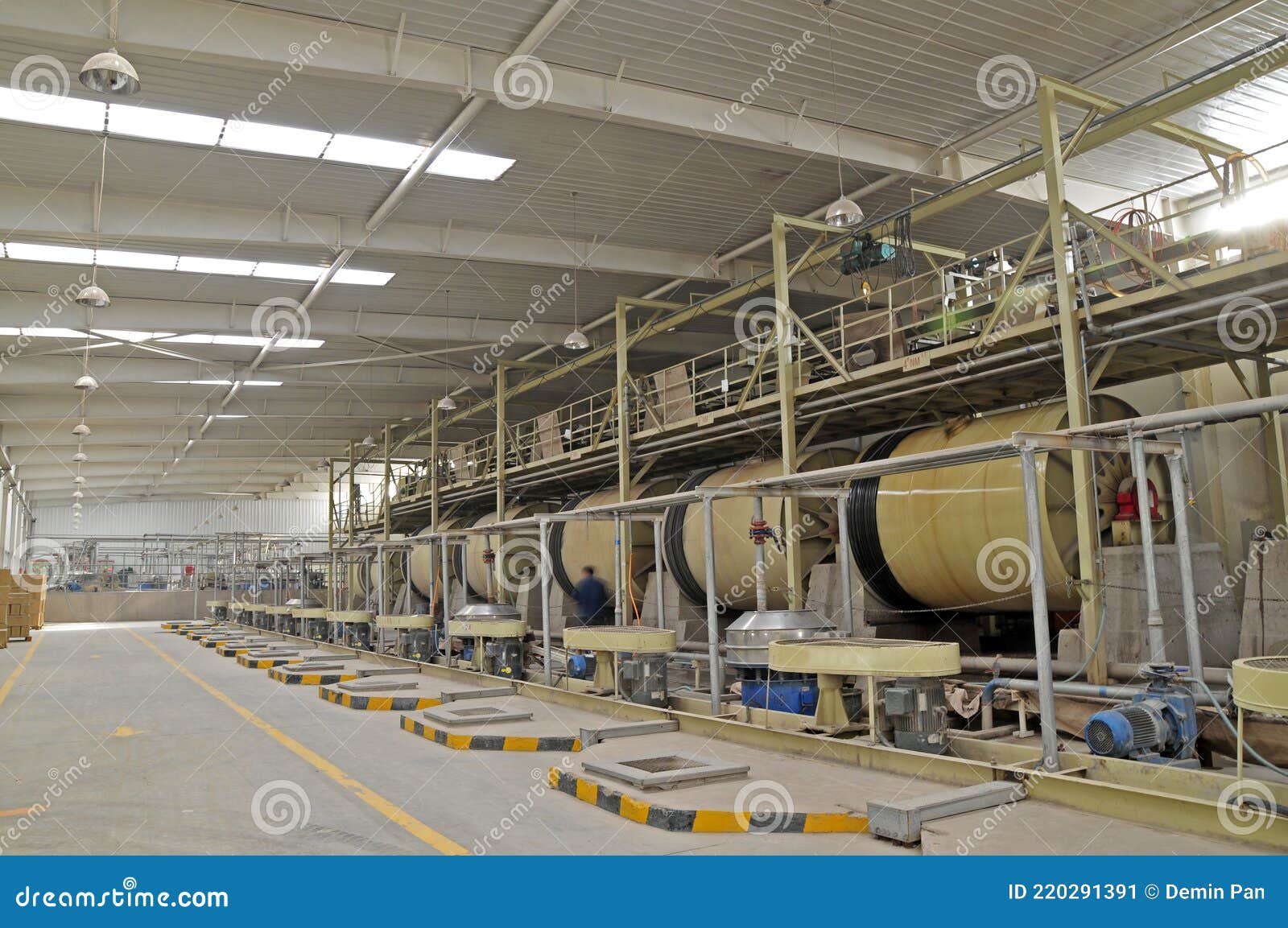 Ceramic factory equipment stock image. Image of packing 220291391