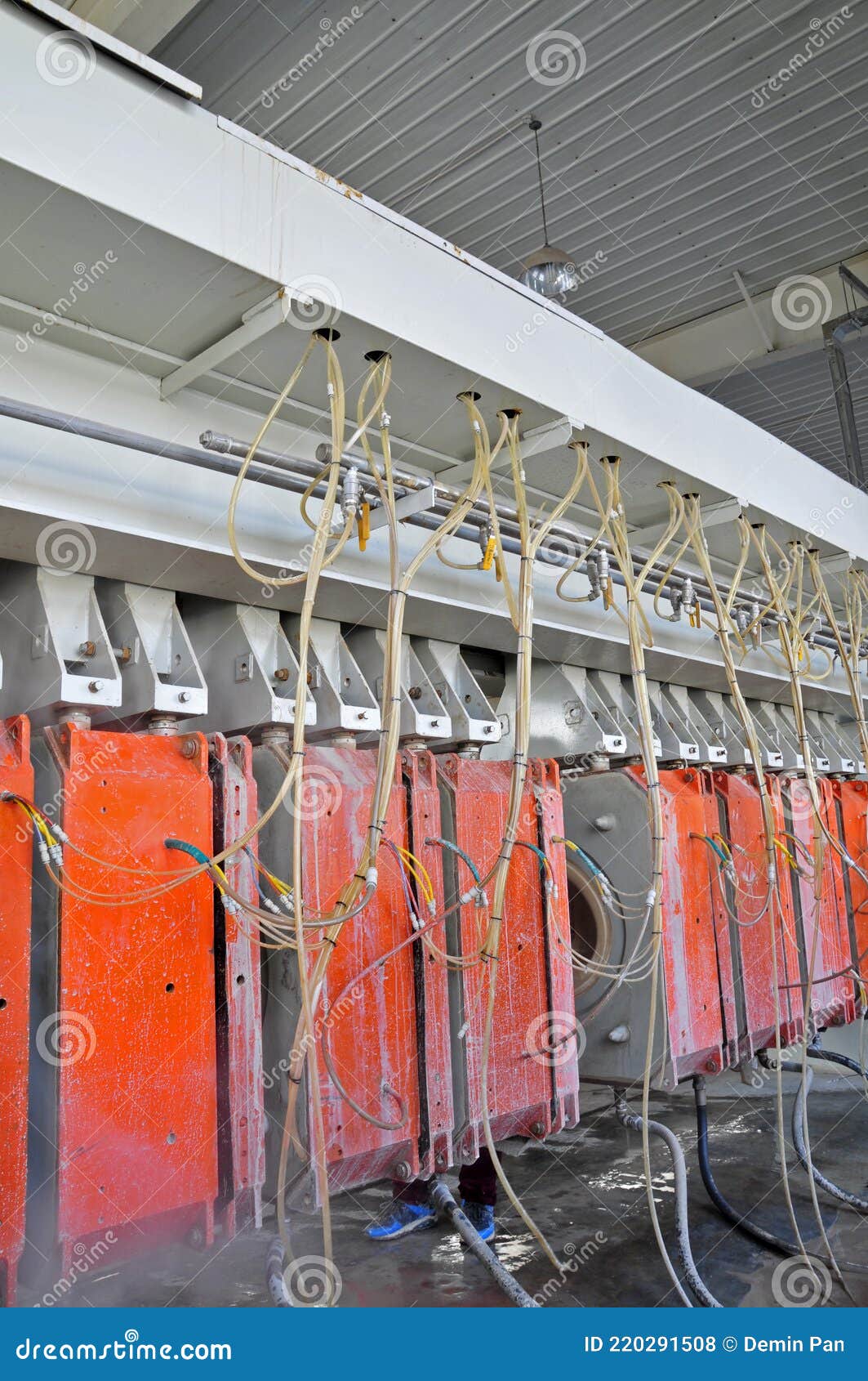 Ceramic factory equipment stock photo. Image of distribution 220291508