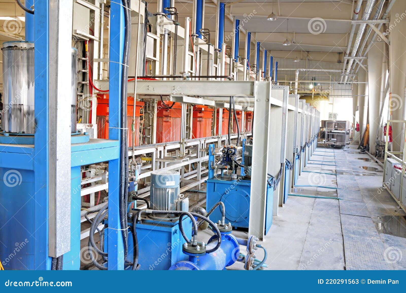 Ceramic factory equipment stock image. Image of indoors 220291563