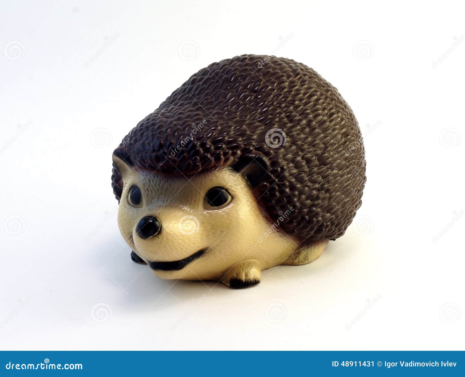 Ceramic figurine hedgehog. stock image. Image of porcelain 48911431
