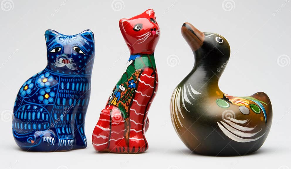 Ceramic figurines stock image. Image of mexico, mexican 9278753