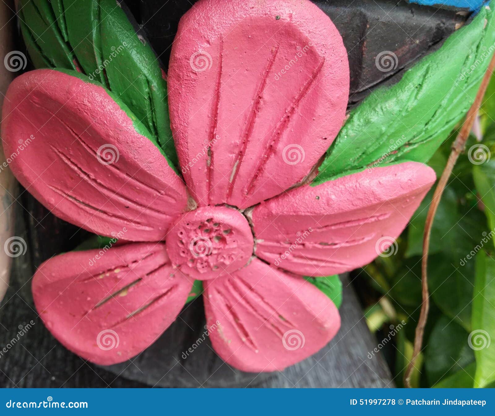 Ceramic Flower stock photo. Image of clay, decorate, garden 51997278