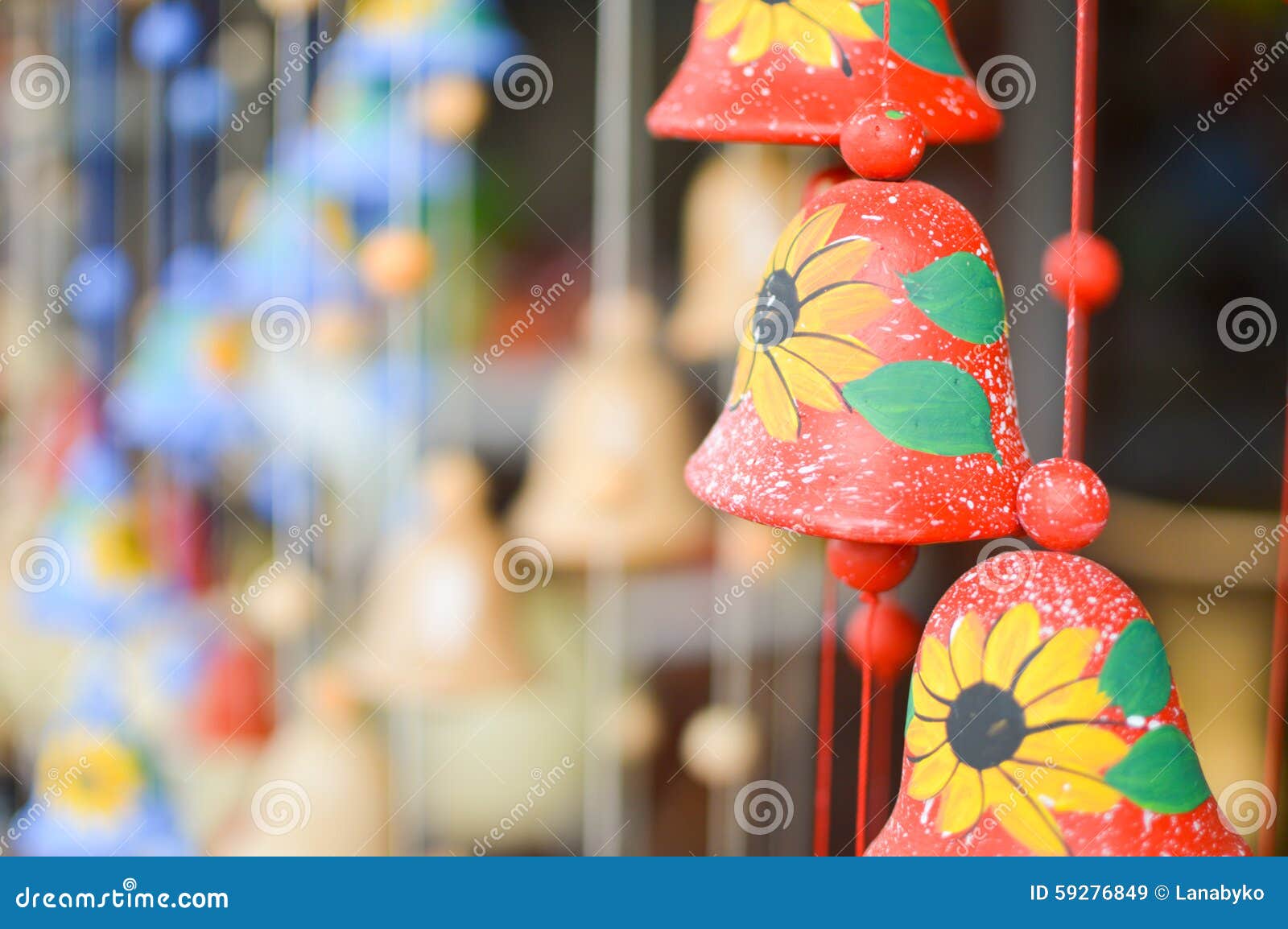 ceramic handycrafts in the shops along the main road of san juan oriente in the highlands between granada and masaya, nicara