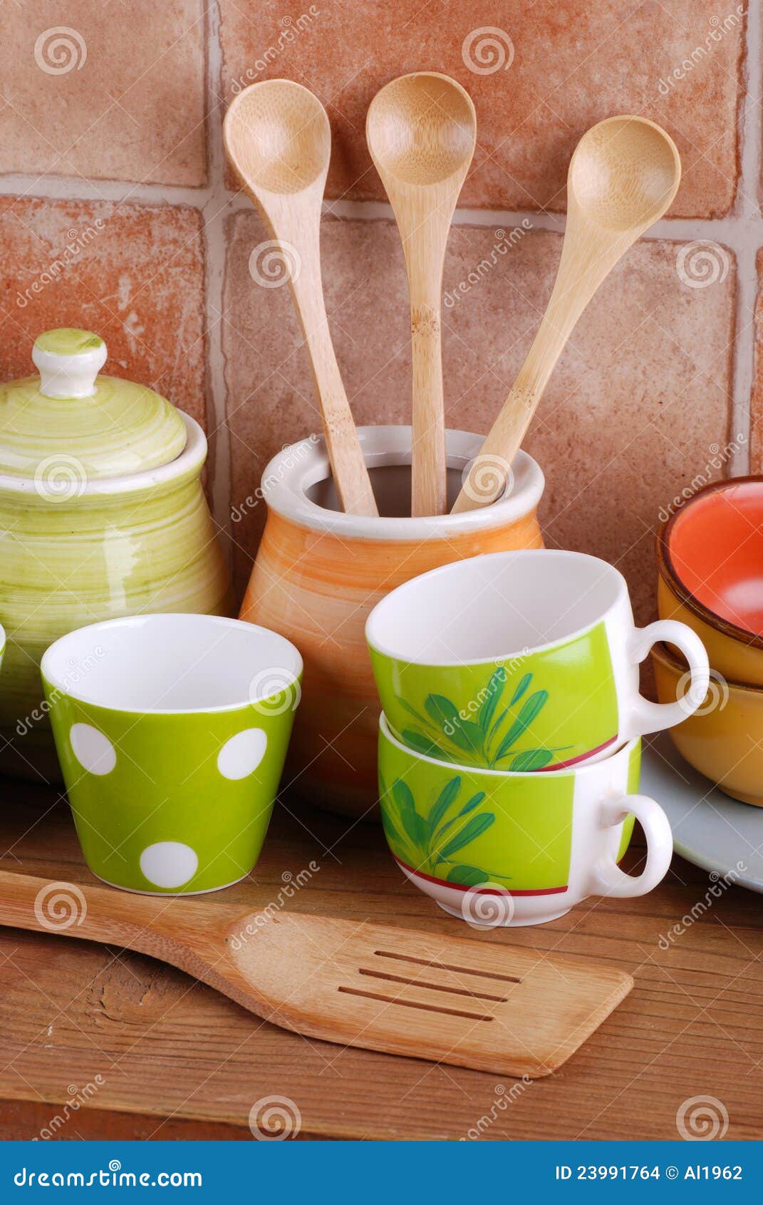 Ceramic kitchen tools stock photo. Image of container 23991764