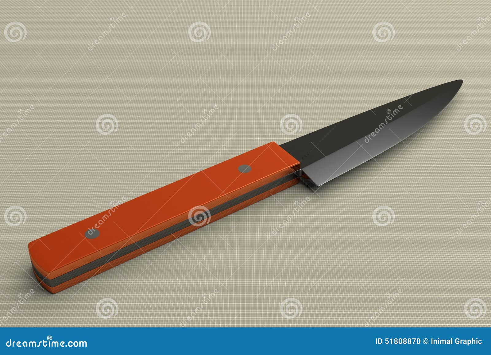 Ceramic knife stock illustration. Illustration of concept 51808870