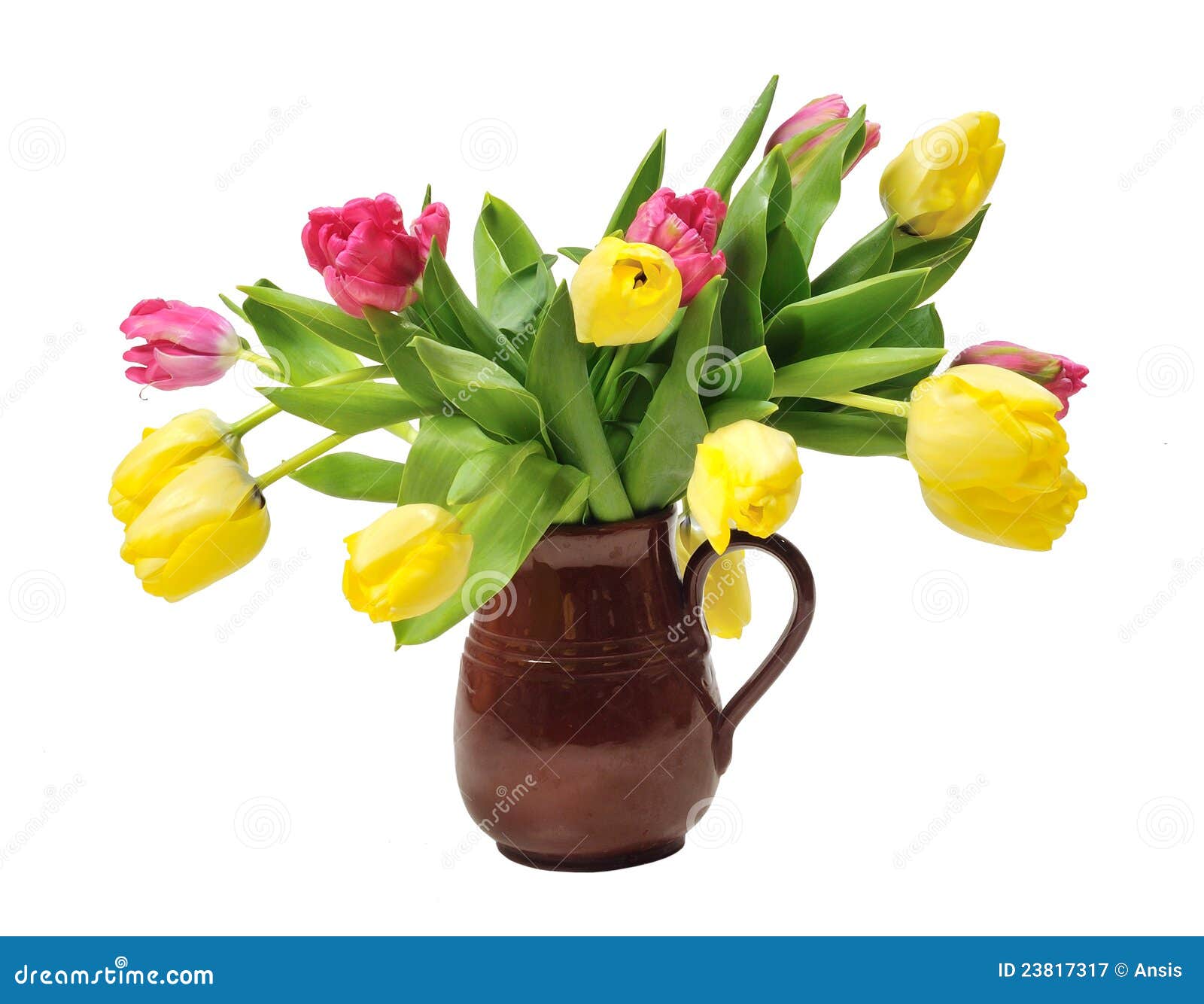 Ceramic mug with tulips stock image. Image of event, holiday - 23817317