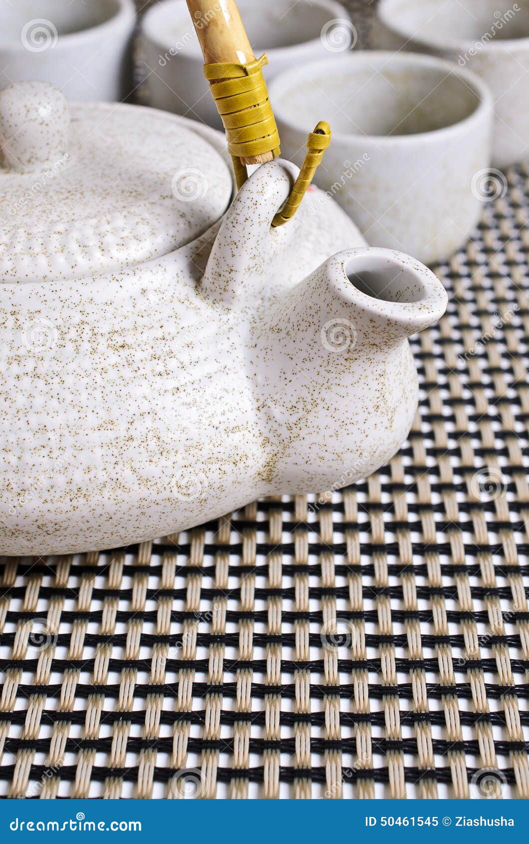 Ceramic Set for Tea Ceremony Stock Image Image of lifestyle, earthenware 50461545