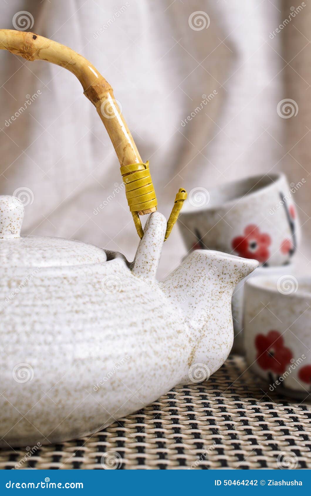 Ceramic Set for Tea Ceremony Stock Photo Image of earthenware, beverage 50464242