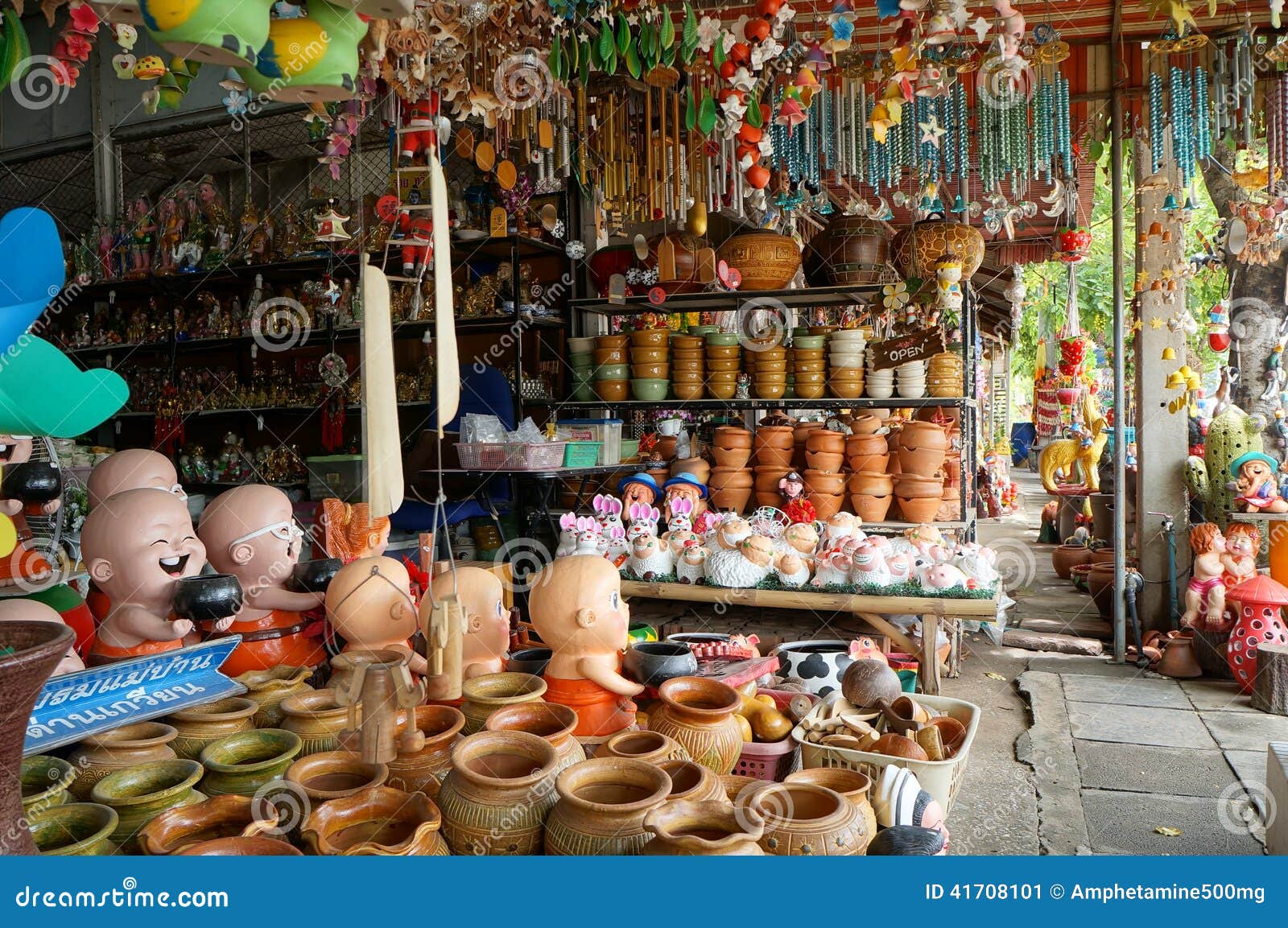 Ceramic shop in thailand editorial photo. Image of indoor ...