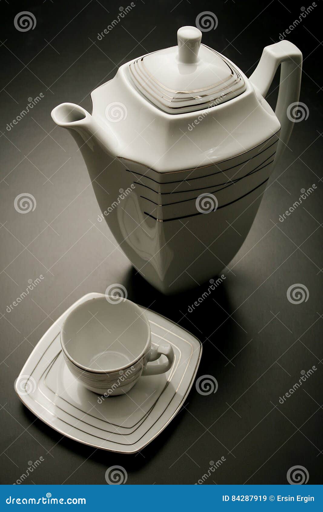 Ceramic tea pot set stock image. Image of ceramics, traditional 84287919