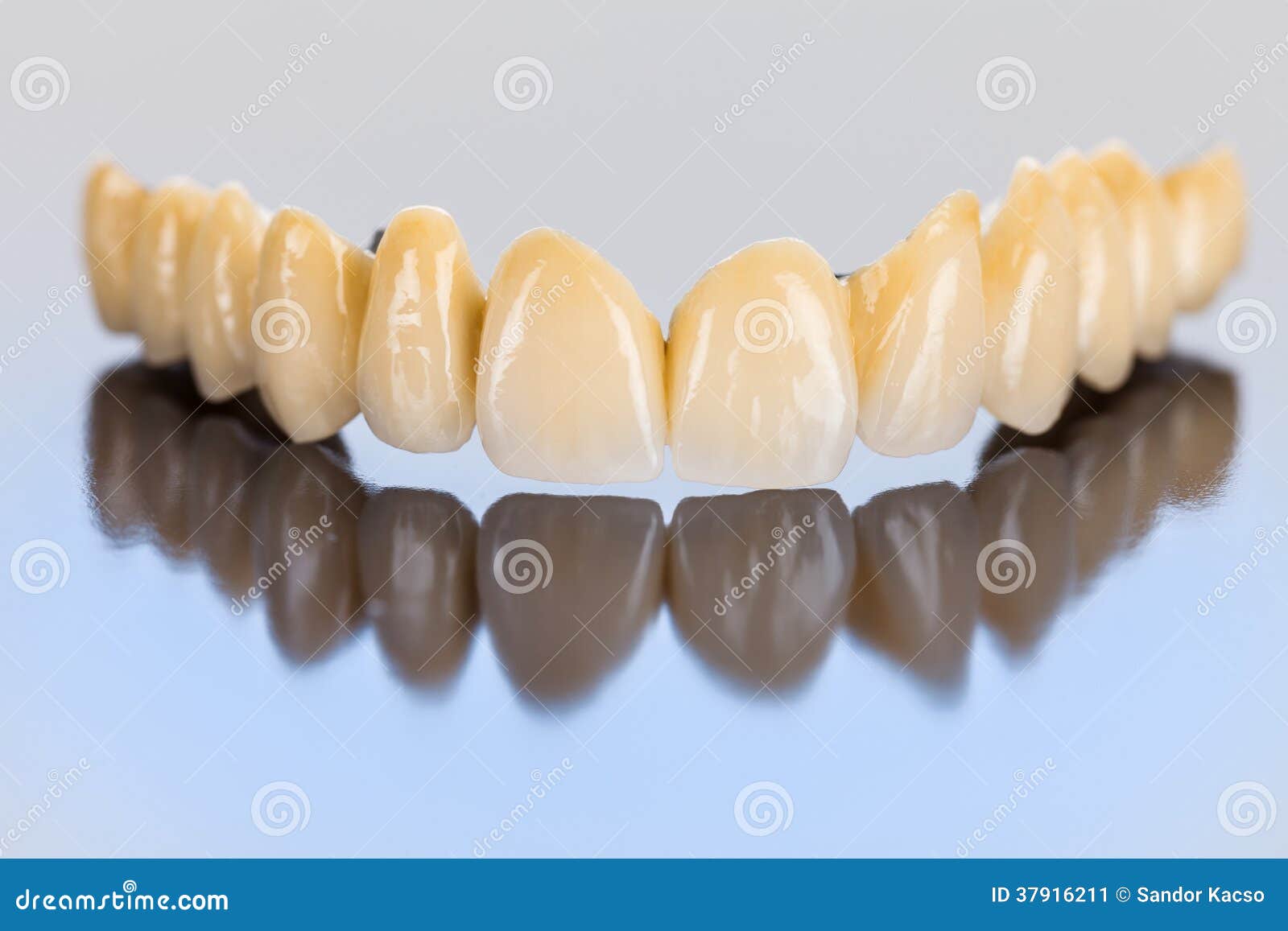 Ceramic Teeth Dental Bridge Stock Image Image of care, surface 37916211