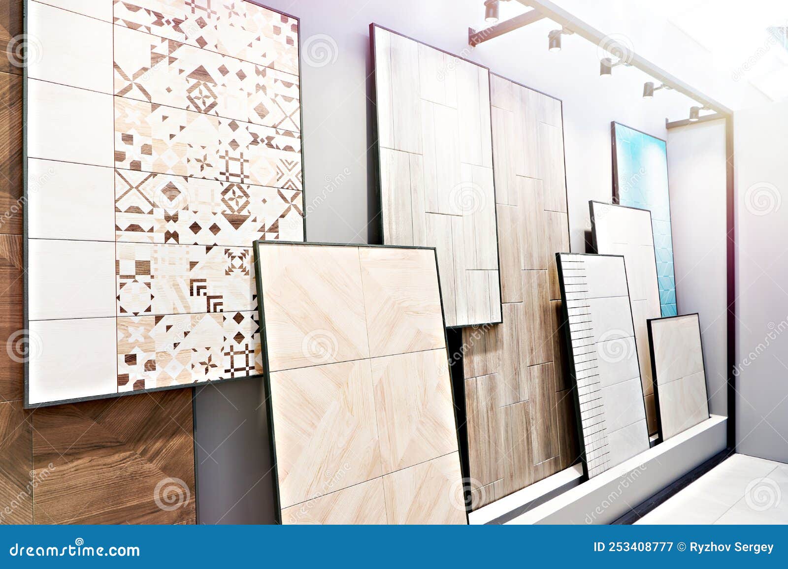 Ceramic Tile Collection in Hardware Store Stock Image Image of house, decor 253408777