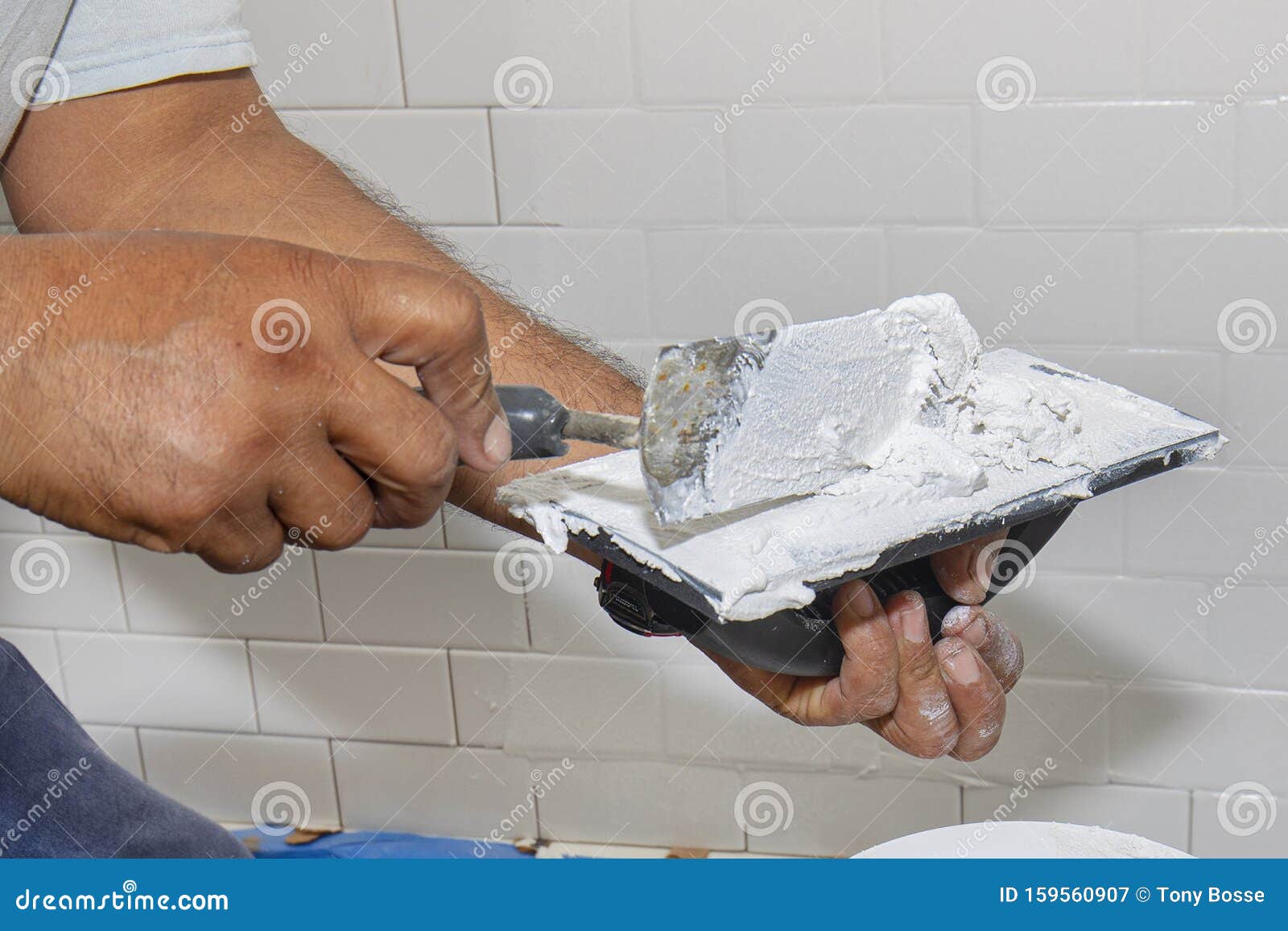 Ceramic Tile Grout stock image. Image of contractor 159560907