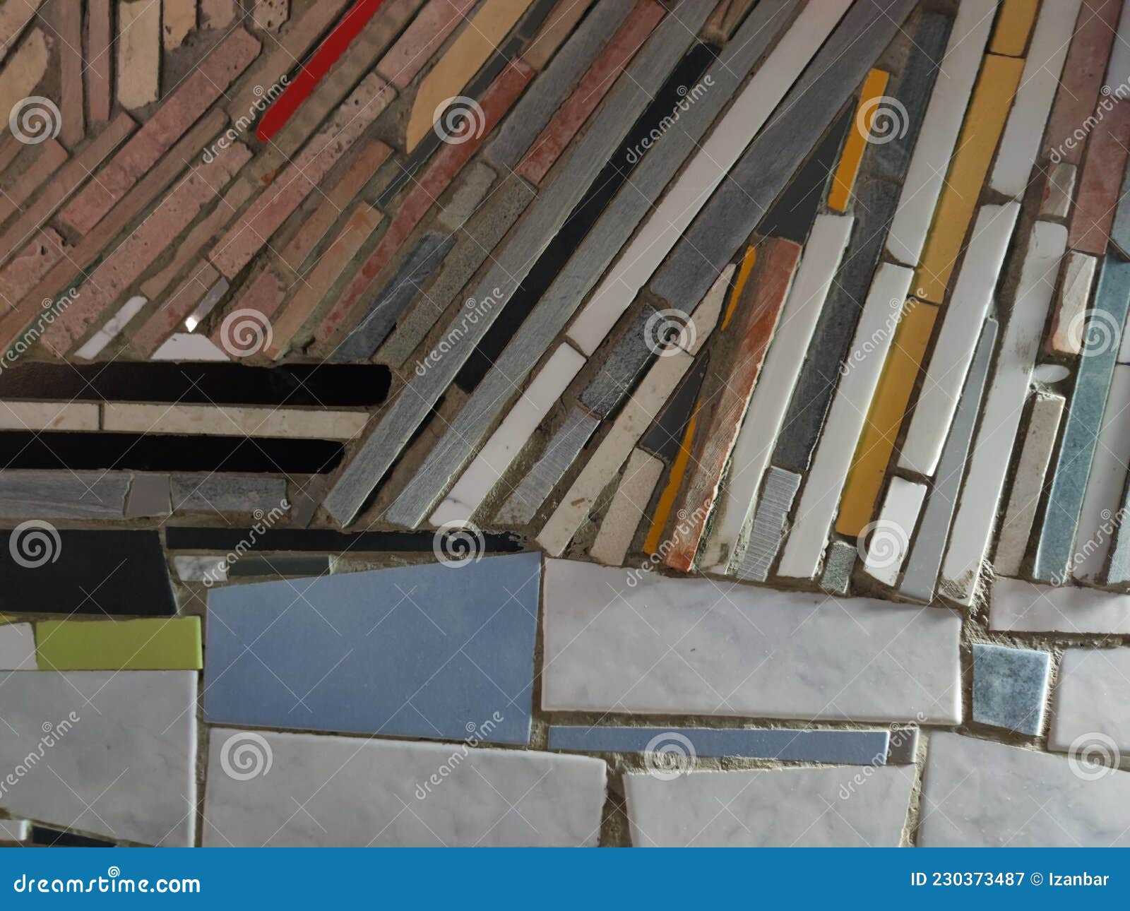 Ceramic tile wall detail stock image. Image of design 230373487
