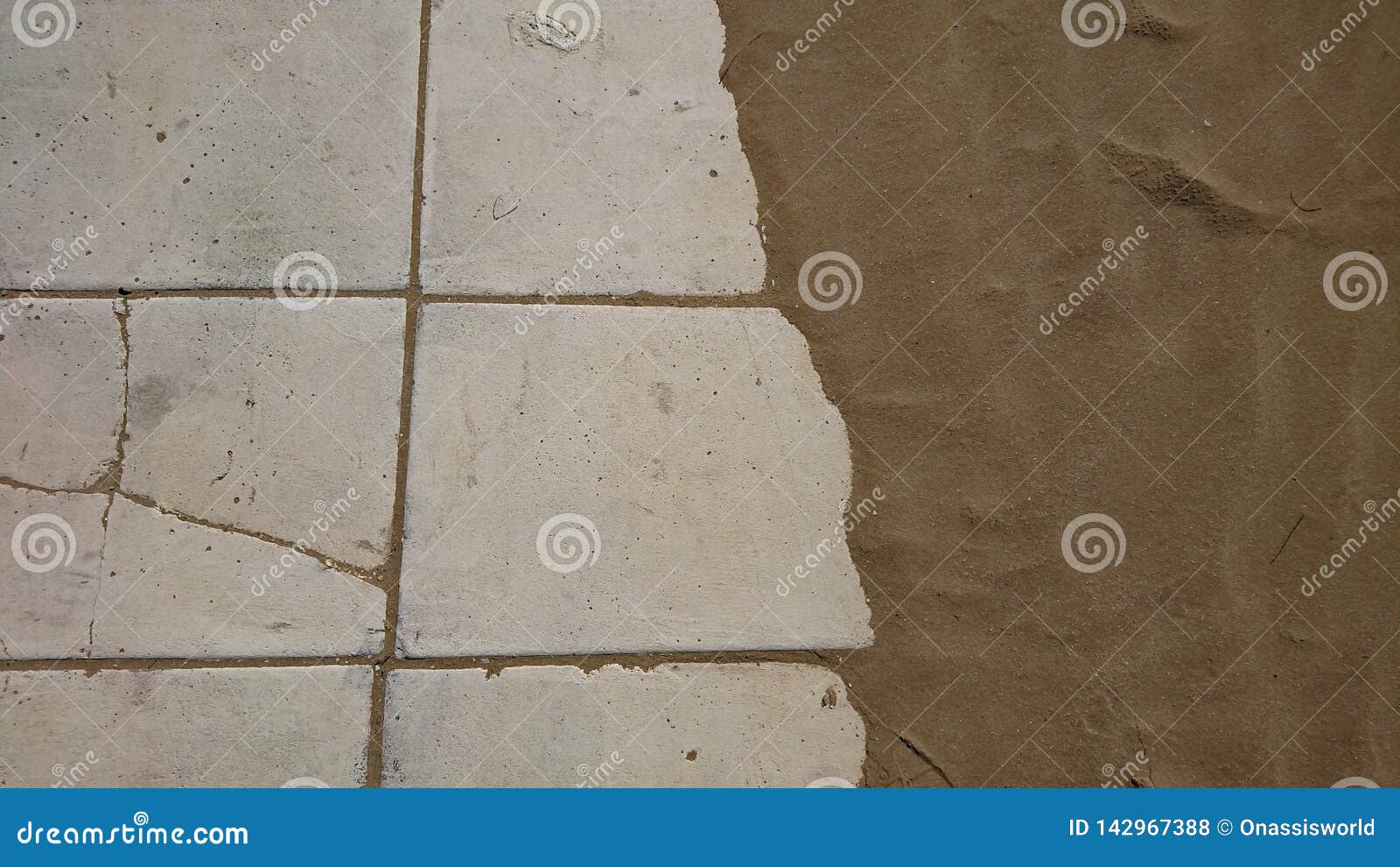 Ceramic Tiles and Sand stock photo. Image of tiles, background 142967388