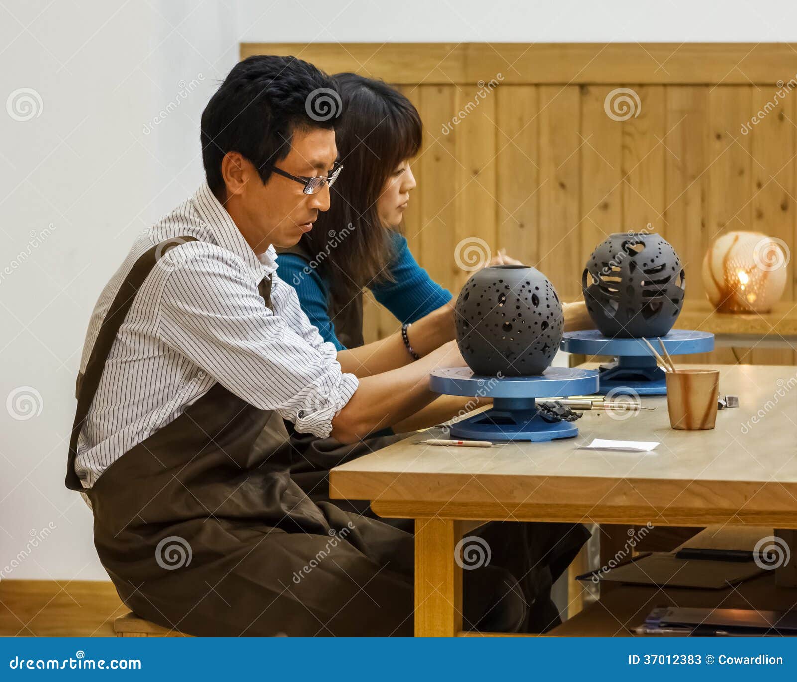 Ceramic at Okayama Castle Editorial Stock Photo Image of