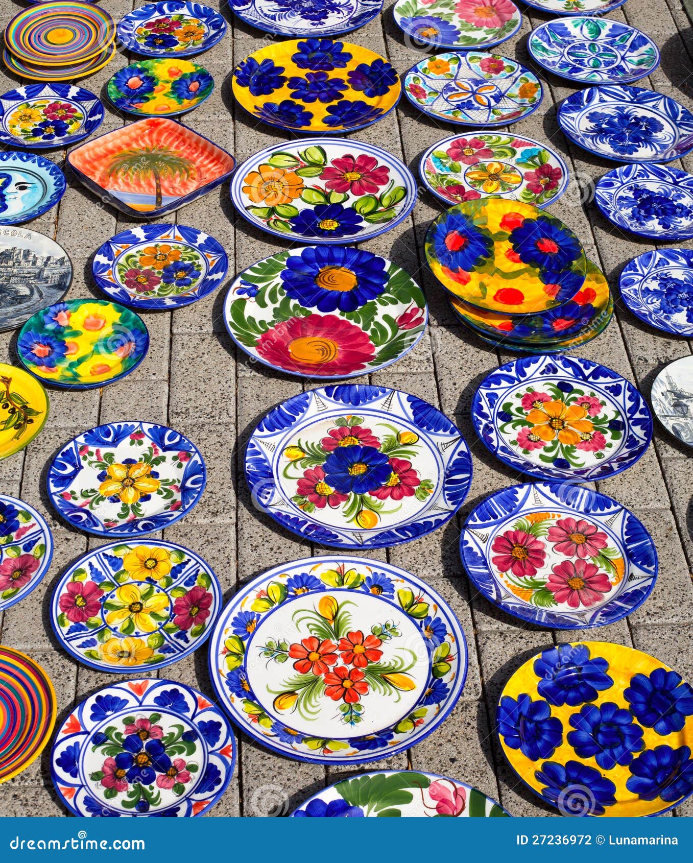 Ceramics from Mediterranean Spain Stock Photo Image of craftsman