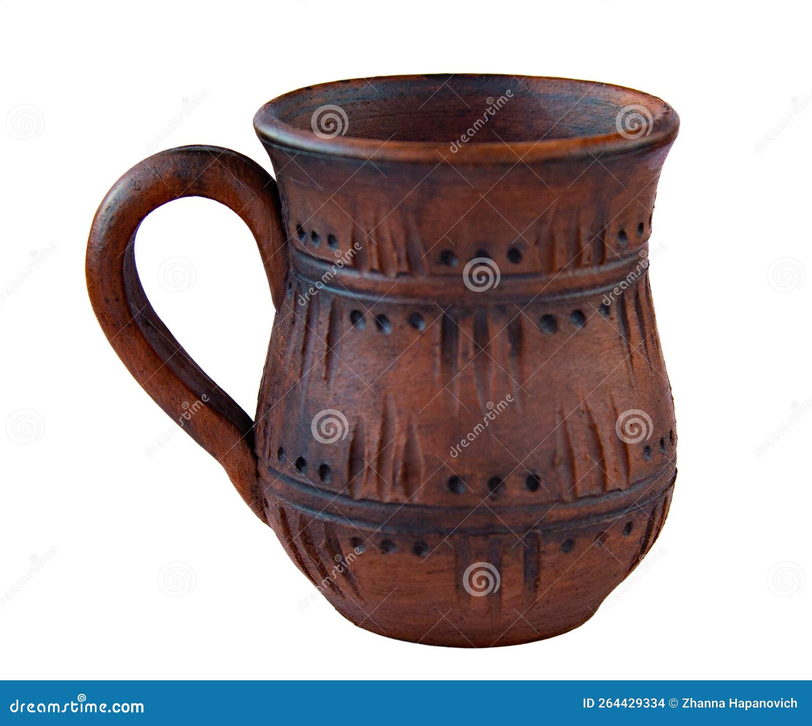 Ceramics, Pottery Made on a Potter S Wheel, Mug, Clay Stock Photo