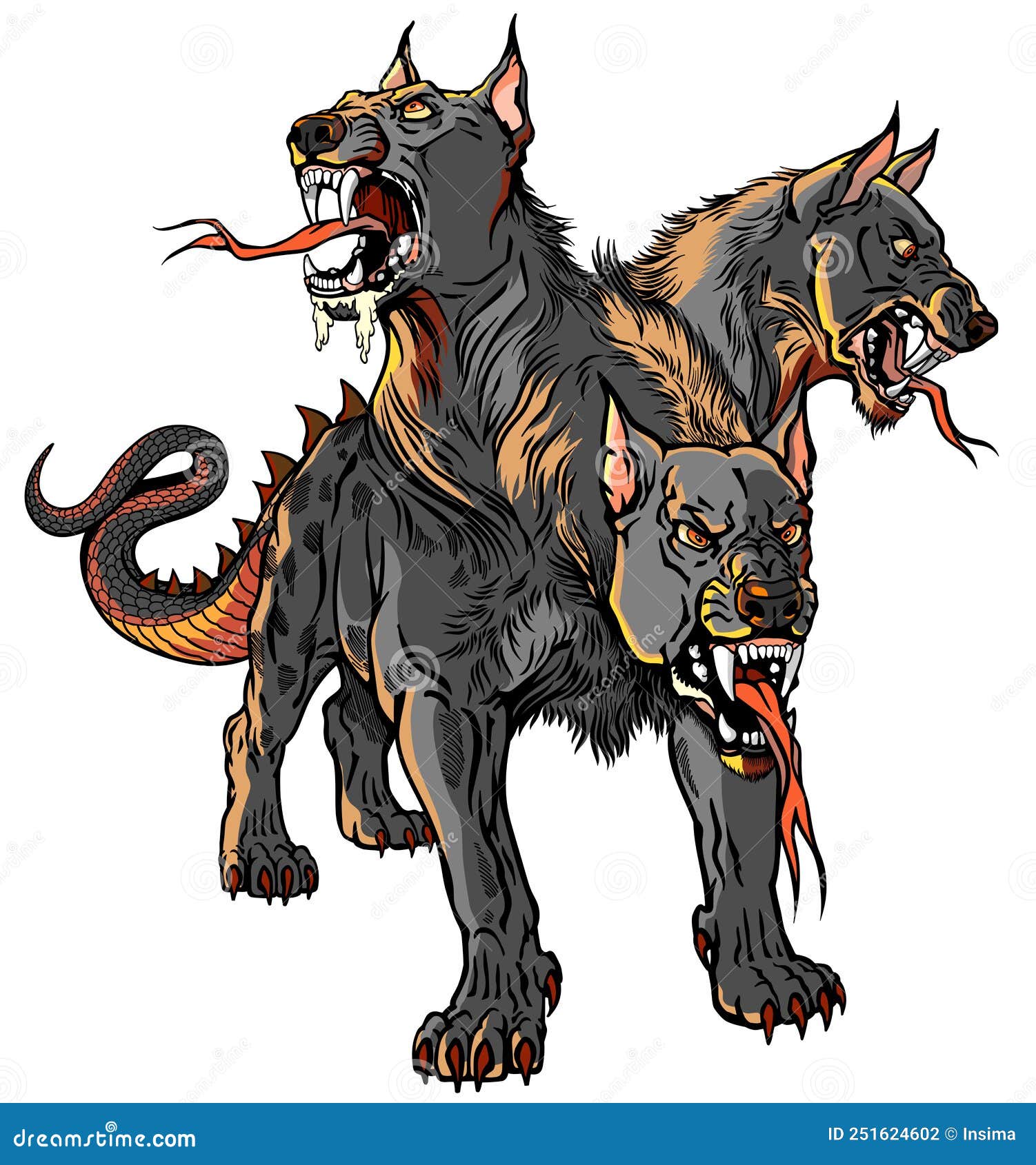 cerberus hellhound of the underworld