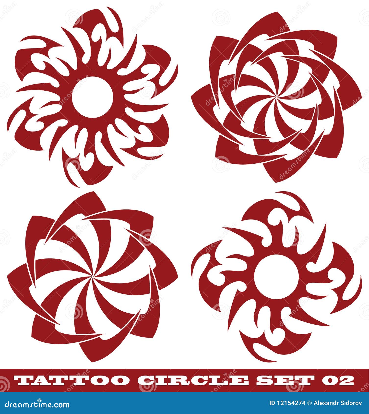 Cercle de tatouage illustration de vecteur. Illustration ...