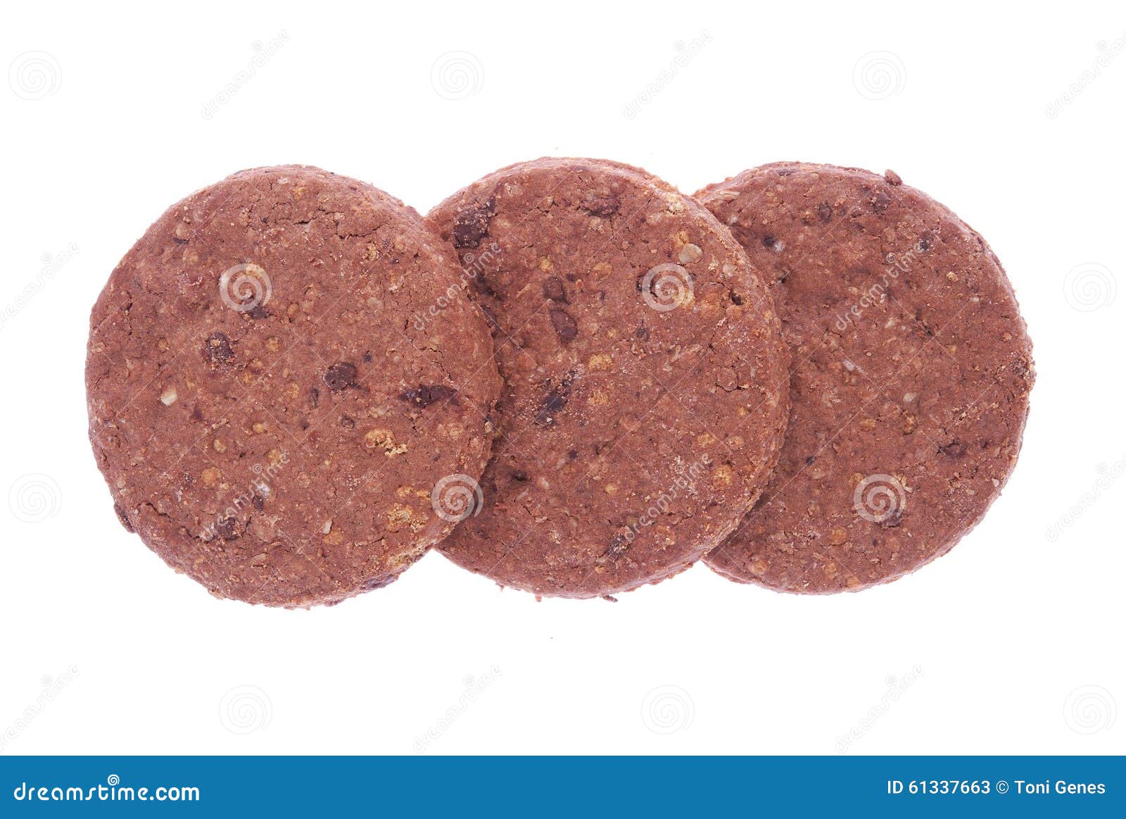 Cereal Biscuits With Chocolate Stock Image Image of isolated, cereals