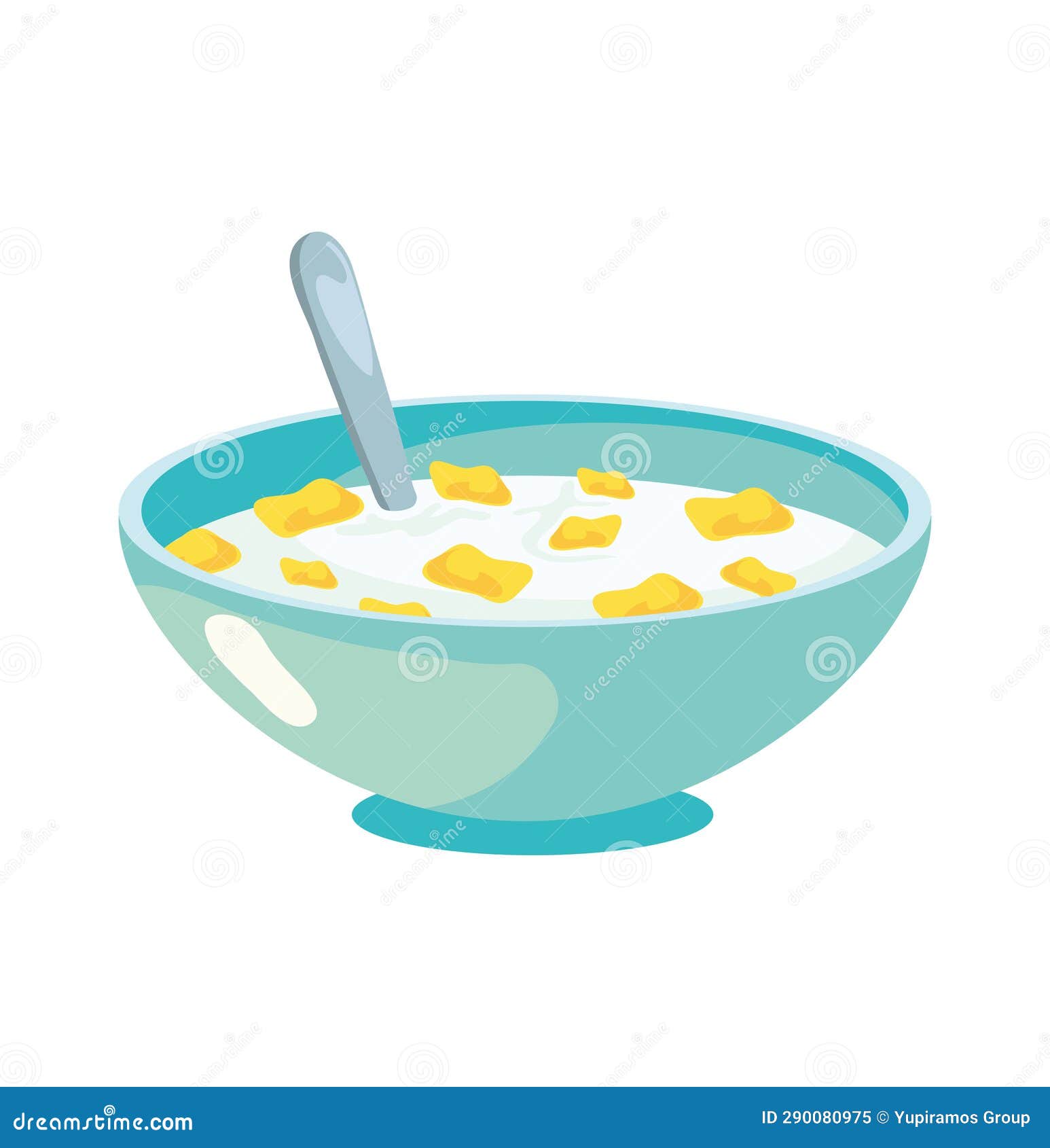 Cereal bowl design stock illustration. Illustration of cereal 290080975