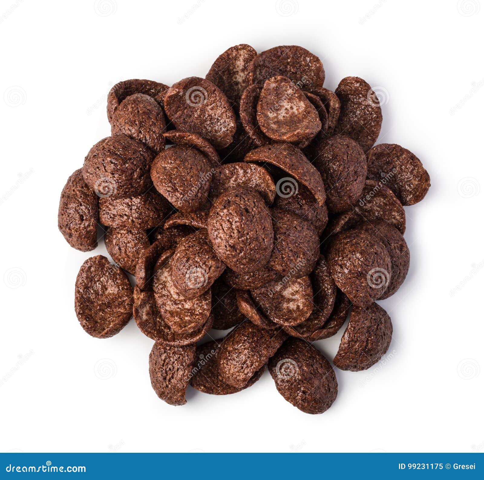 Cereal chocolate flakes stock image. Image of granola 99231175