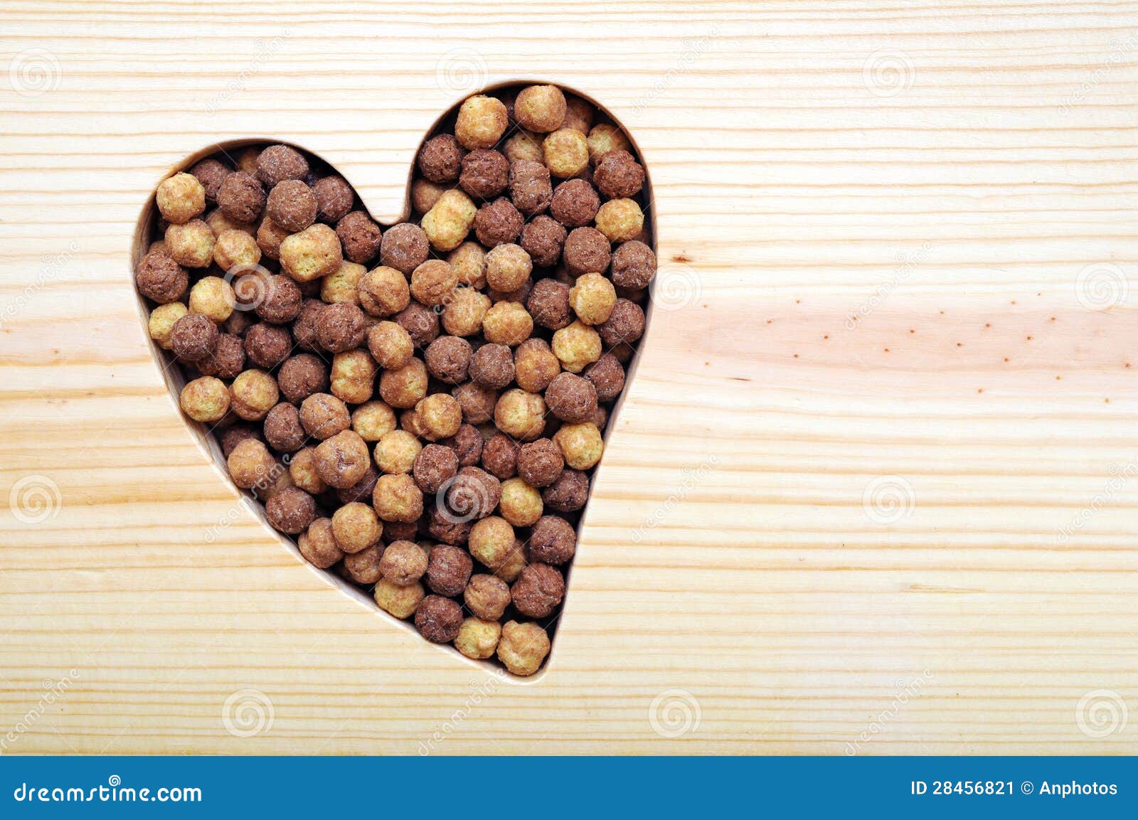 Cereal good for heart stock image. Image of chocolate 28456821