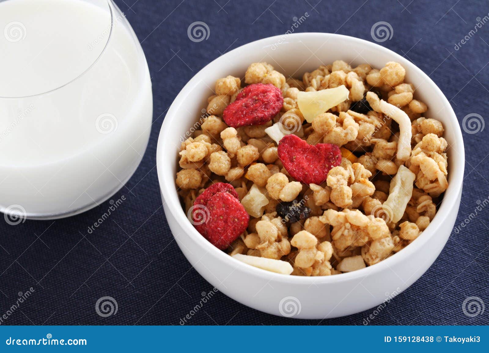 Cereals Fruit Granola Breakfast on Table Stock Photo Image of oats