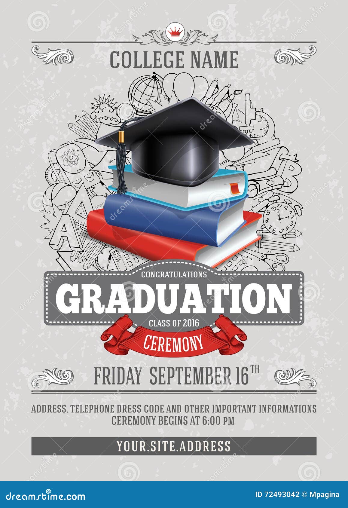 Place Graduation Ilustraciones Stock, Vectores, Y Clipart – (79,929  Ilustraciones Stock), image size:1158x1690
