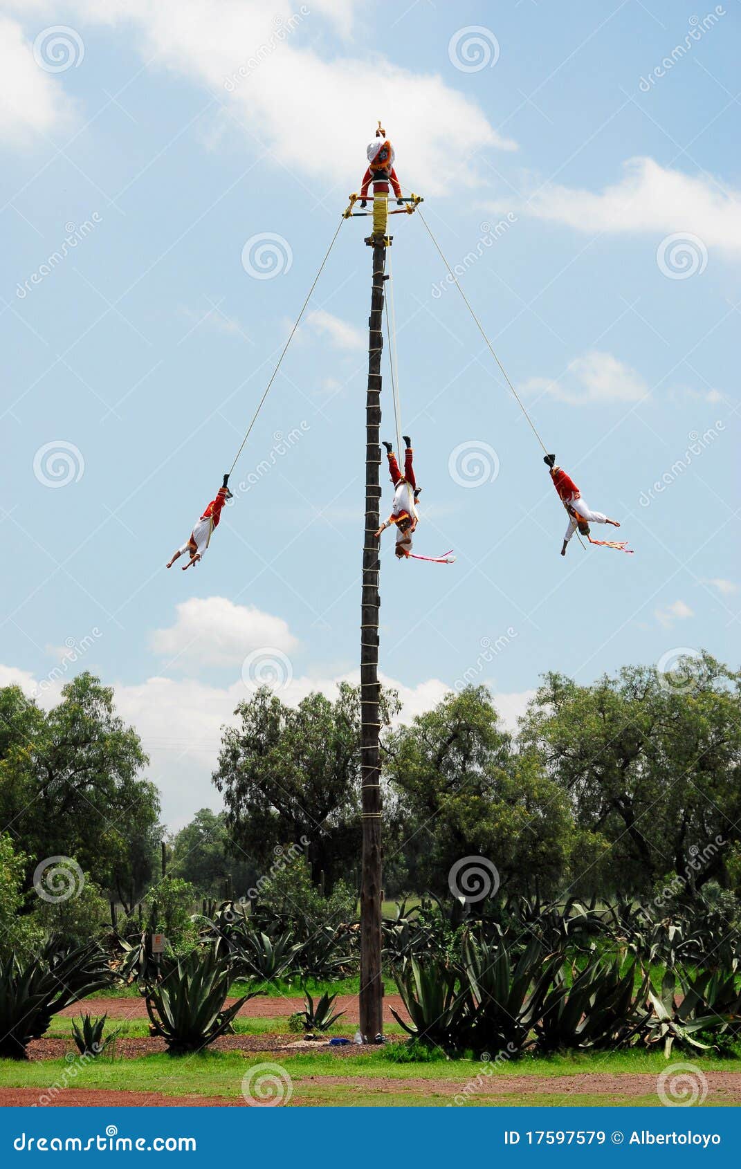 ceremonia del volador, mexico