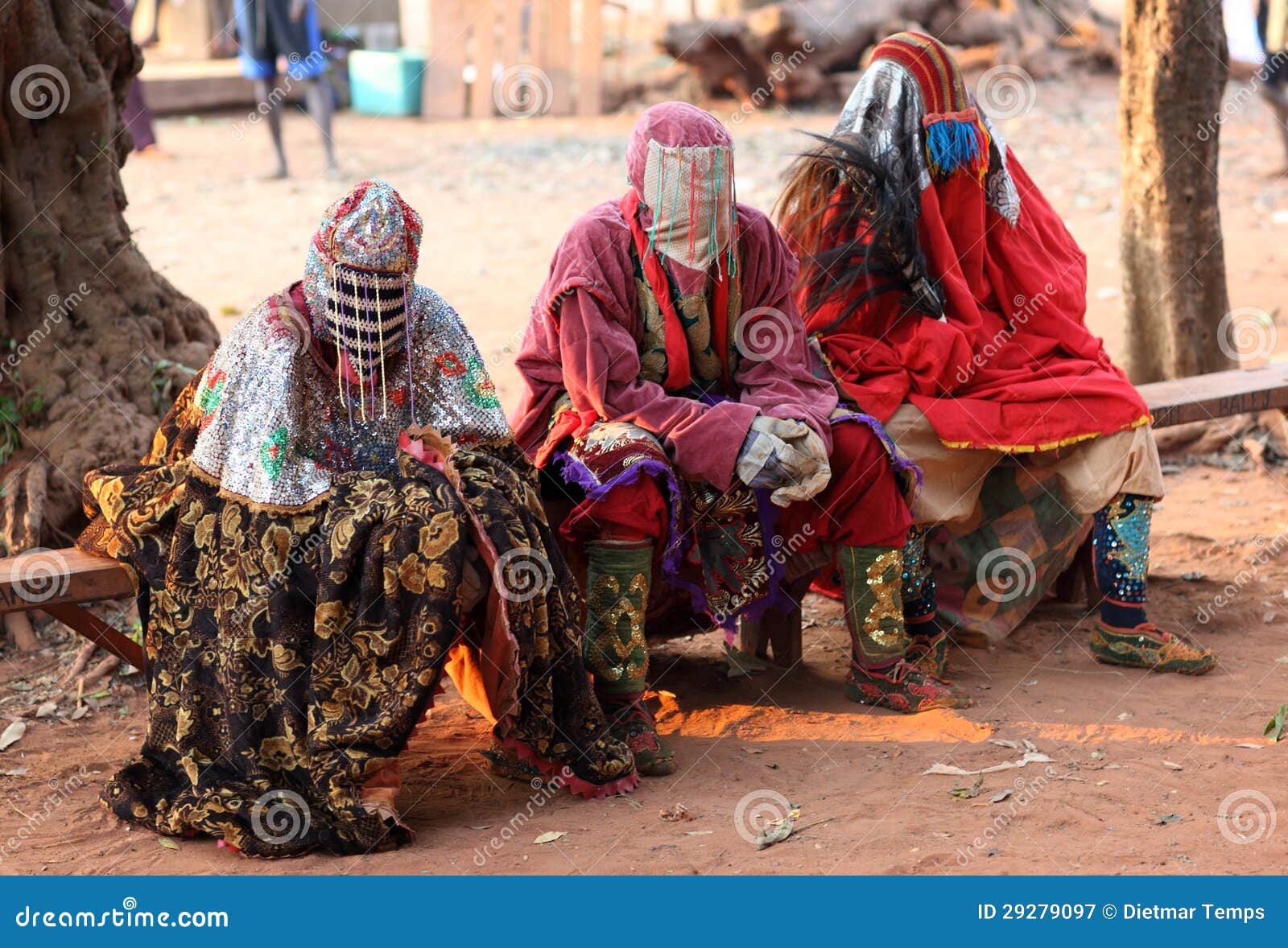 ceremonial mask dance, africa