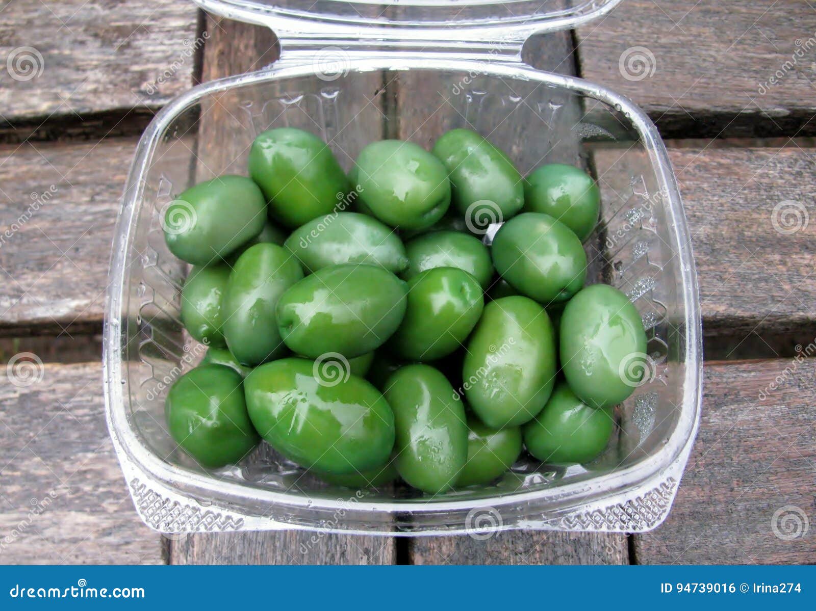 Cerignola Green Olives in a Plastic Container Stock Photo Image of fruit, food 94739016